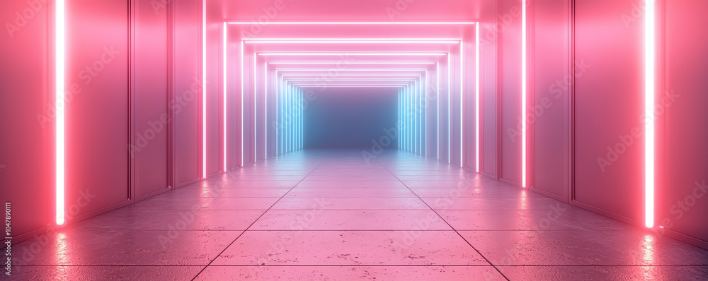 Abstract cloud infrastructure, glowing neon data, serverless architecture Abstract cloud infrastructure, glowing neon data, serverless architecture