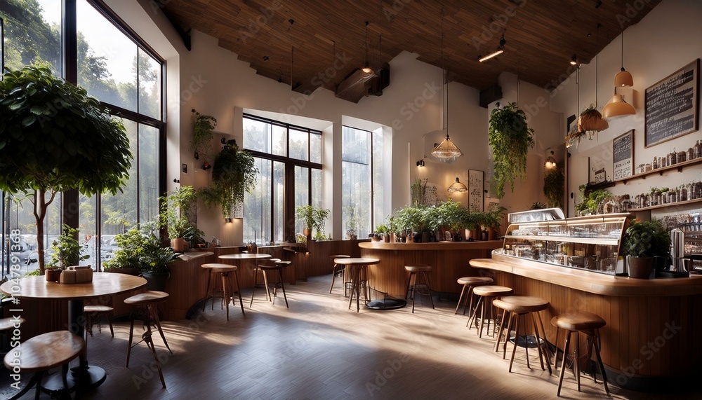 Obraz premium The vibrant colors of plants enhance the dining experience. 