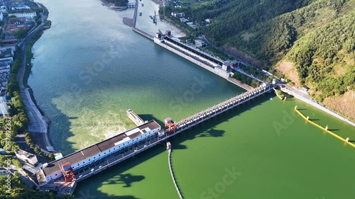 Wallpaper Mural Scenery of the small three gorges of Fuchun River, Tonglu County, Hangzhou City, China Torontodigital.ca