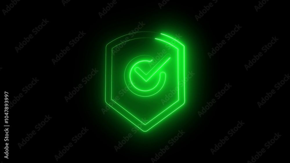 Security, safety, protection, privacy concept. Tick mark approvedc, security check and approved video animation, self drawing Security, safety, protection, privacy concept. Tick mark approvedc, security check and approved video animation, self drawing