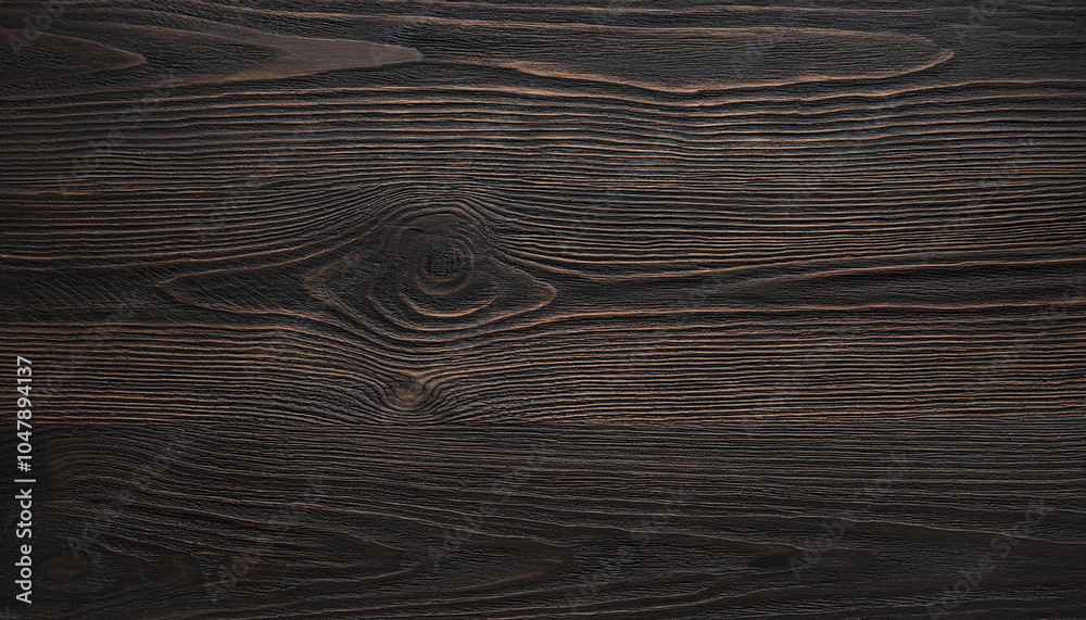 Naklejka premium Luxury Dark Wooden Texture with Rich Grain and Elegant Finish