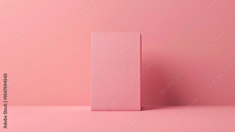 Pink Box mockup Packaging Product Mockup design pink background Pink Box mockup Packaging Product Mockup design pink background