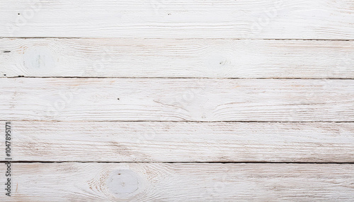 White Wooden Plank Background