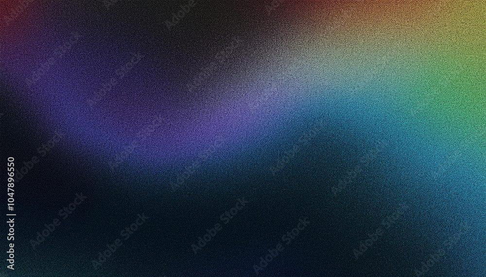 Obraz premium Abstract Colorful Grainy Gradient on Dark Background with Vibrant Hues