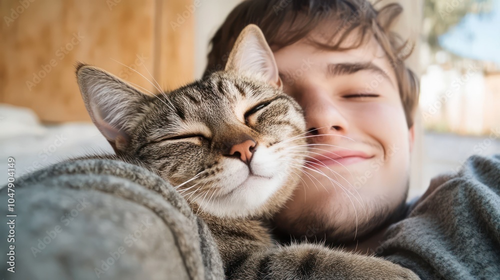 Playful Moments: Selfie Time with My Cat Playful Moments: Selfie Time with My Cat