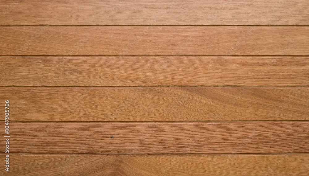 Obraz premium Wooden plank surface with natural grain and warm brown tones, creating a rustic backdrop.