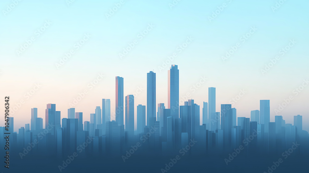 Tower cranes assembling futuristic skyscrapers, symbolizing rapid urban development, clear blue sky background Tower cranes assembling futuristic skyscrapers, symbolizing rapid urban development, clear blue sky background