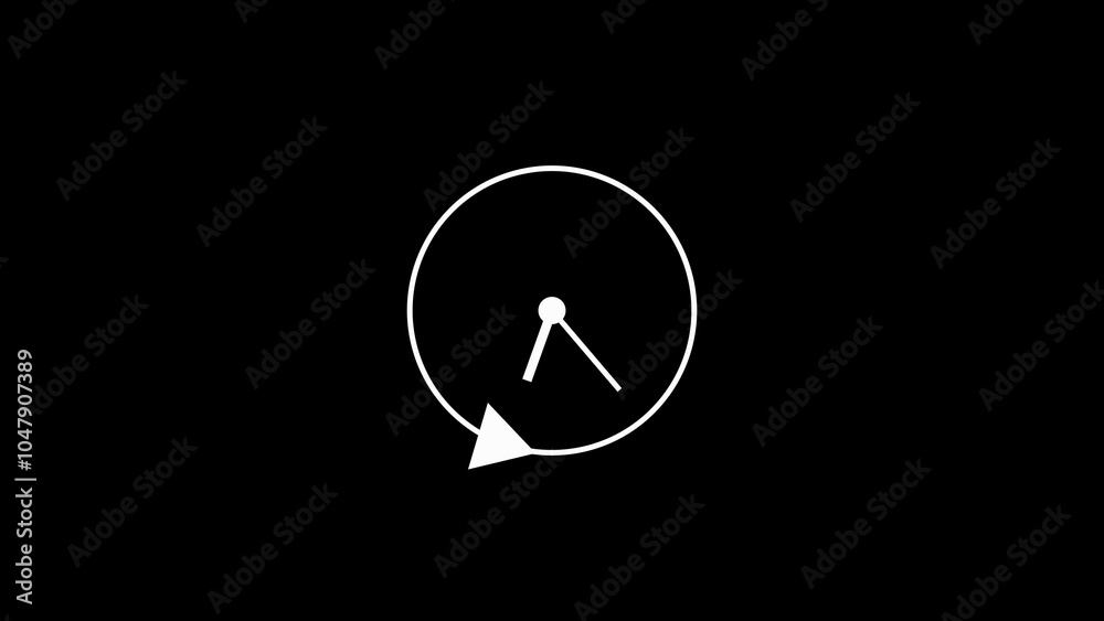 Loading Icon With Technology Glitch. Arrow move in to line and download flat icon. Loading Icon With Technology Glitch. Arrow move in to line and download flat icon.