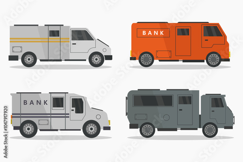 Bank security van