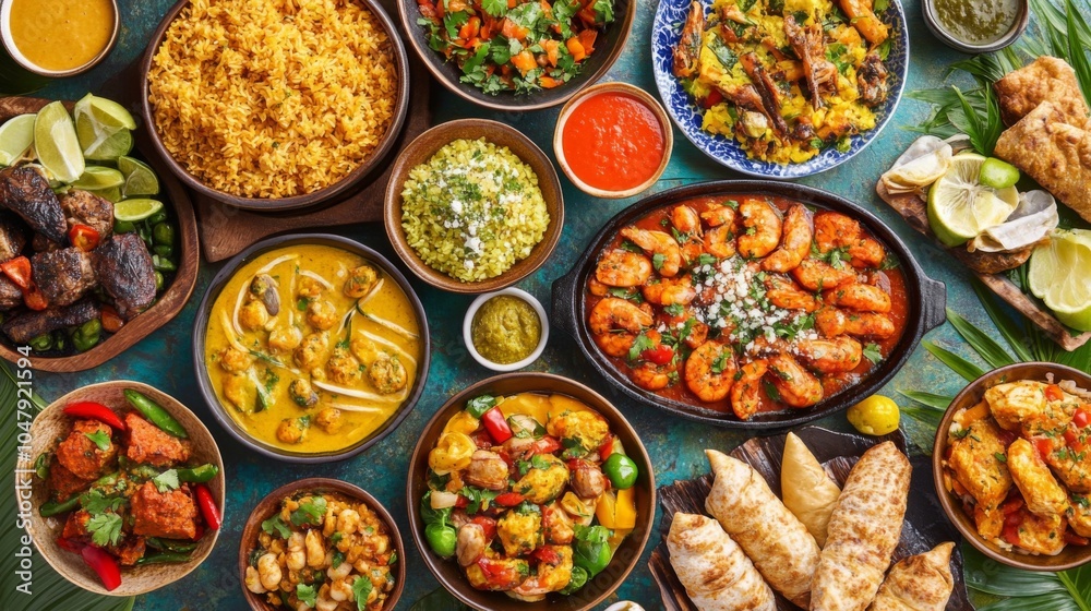 Vibrant Festival Dishes from Around the World Vibrant Festival Dishes from Around the World