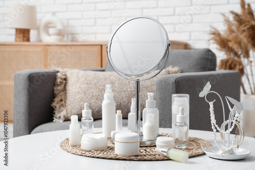 Different cosmetic products...
