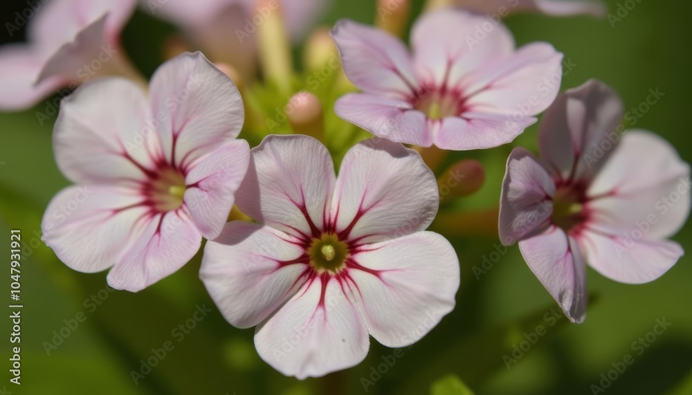 Serenity in Bloom A closeup of delicate pink flowers Serenity in Bloom A closeup of delicate pink flowers