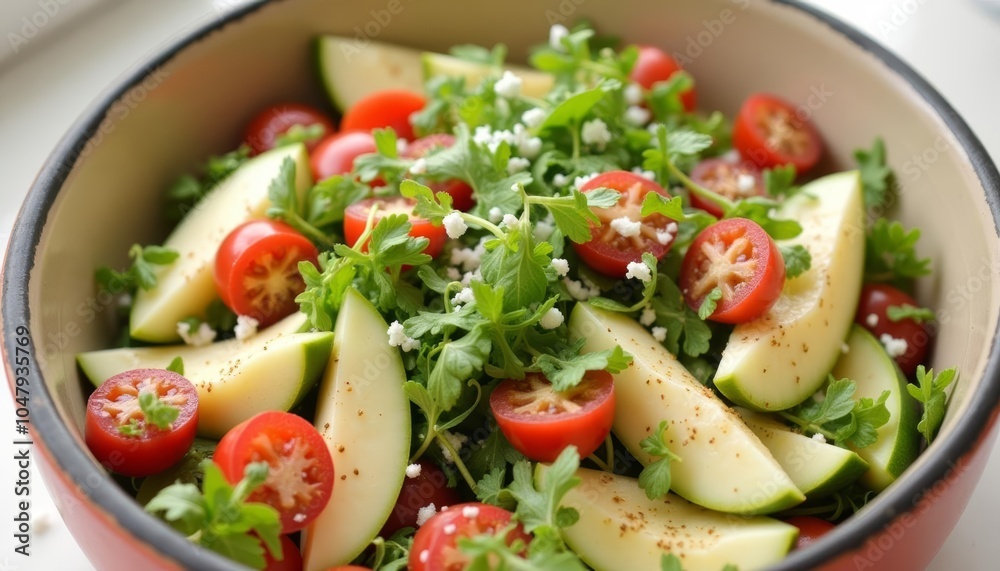 Fresh and vibrant summer salad Fresh and vibrant summer salad