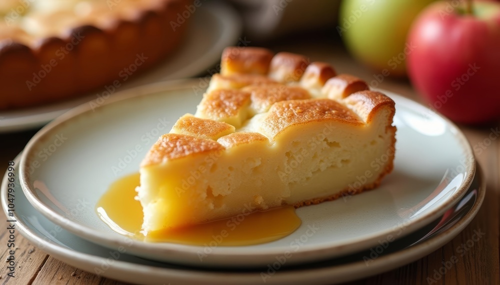 Delicious slice of pie ready to be savored Delicious slice of pie ready to be savored