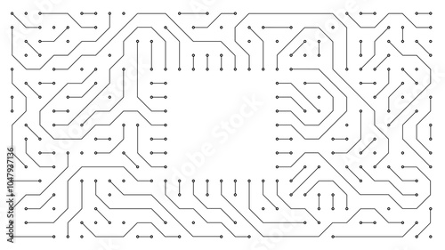 Tech Circuit Pattern A Comprehensive Digital Electronic Design from the Future World