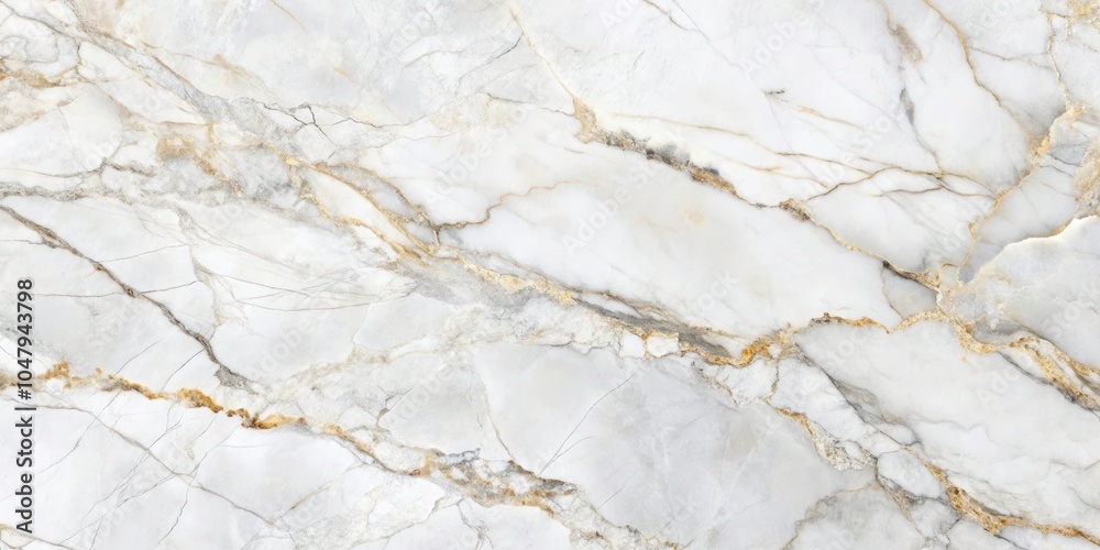 A High-Resolution Image of White Marble with Delicate Golden Veins, Offering a Luxurious and Elegant Texture A High-Resolution Image of White Marble with Delicate Golden Veins, Offering a Luxurious and Elegant Texture