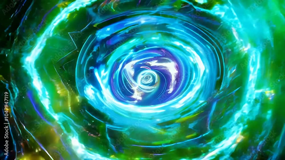 abstract hyperspace tunnel animation that transports time space scifi interstellar travel wormhole featuring mesmerizing vortex simulates teleportation velocity