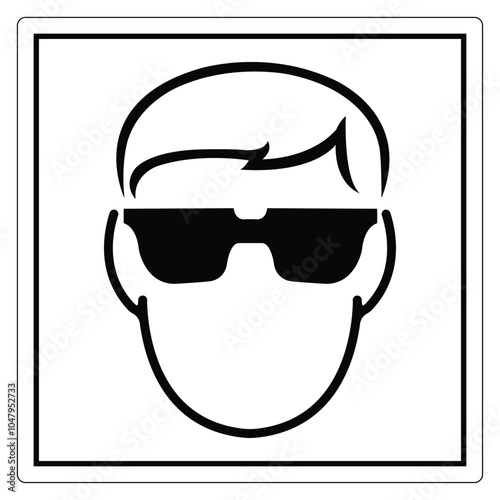 Stylish Icon of a Person with Sunglasses