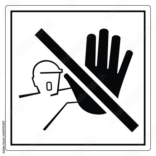 No Access Symbol for Safety Precautions