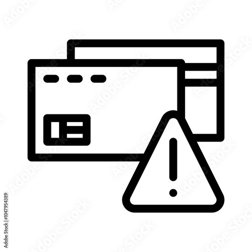 Bank Fraud line icon