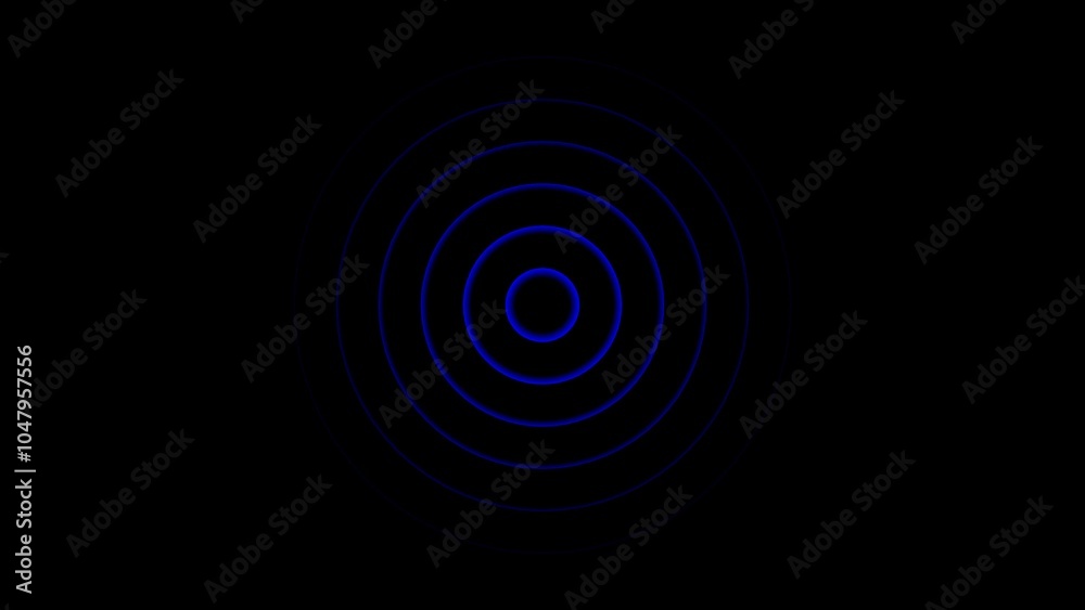 Abstract radio wave signal icon background 4k illustration. Abstract radio wave signal icon background 4k illustration.