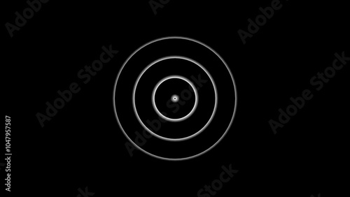 Wallpaper Mural Abstract radio wave signal  icon background 4k illustration. Torontodigital.ca