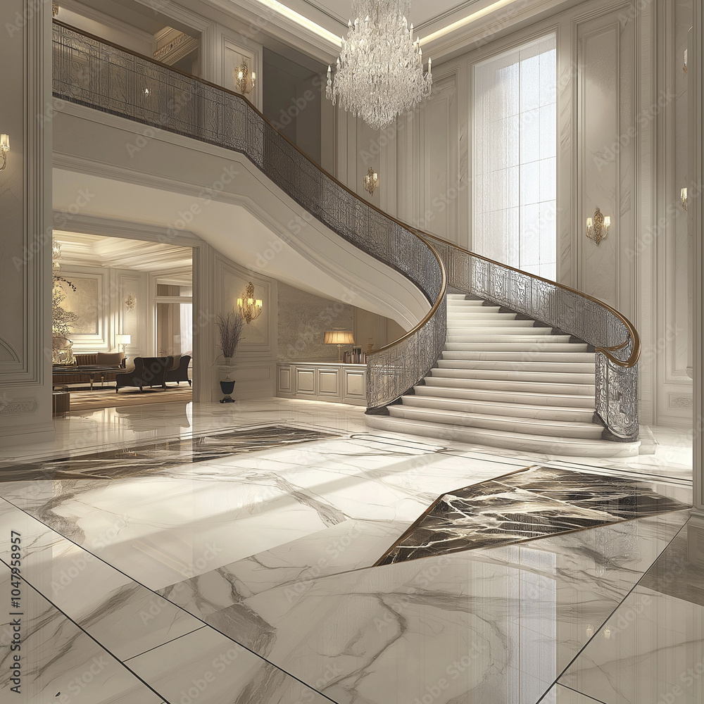 Obraz premium Classic Marble Floor Tiles