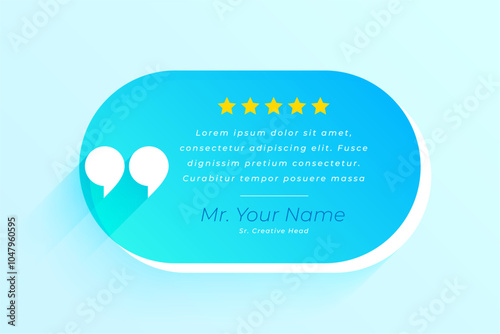 testimonial web quote frame background for motivational opinion