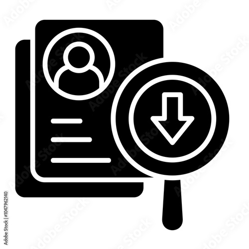 Resume Drop Icon