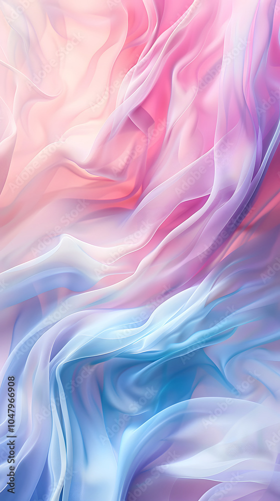 Obraz premium Red and blue curved line background