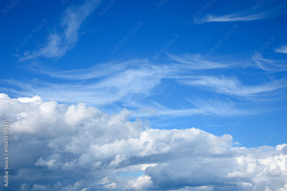 Fototapeta premium blue sky with clouds