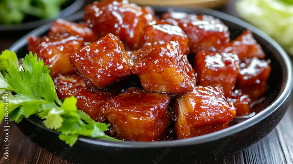 Sweet and delicious braised pork Sweet and delicious braised pork