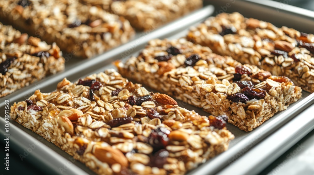 Homemade Granola Bars with Nuts and Dried Fruit Homemade Granola Bars with Nuts and Dried Fruit