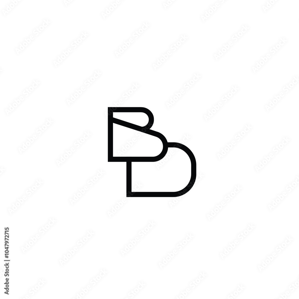 BD monogram logo design letter text name symbol monochrome logotype alphabet character simple logo BD monogram logo design letter text name symbol monochrome logotype alphabet character simple logo