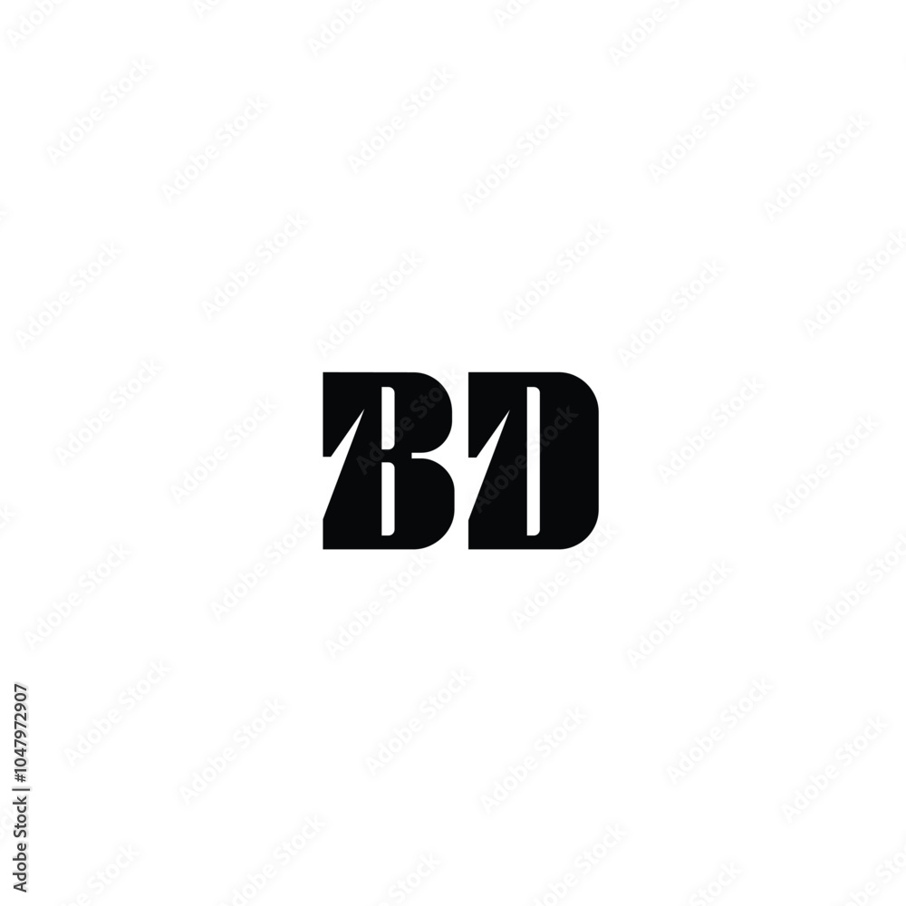 BD monogram logo design letter text name symbol monochrome logotype alphabet character simple logo BD monogram logo design letter text name symbol monochrome logotype alphabet character simple logo