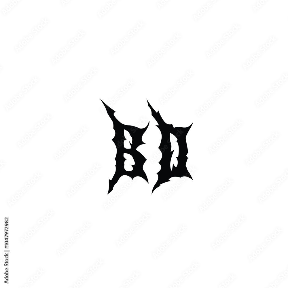 BD monogram logo design letter text name symbol monochrome logotype alphabet character simple logo BD monogram logo design letter text name symbol monochrome logotype alphabet character simple logo