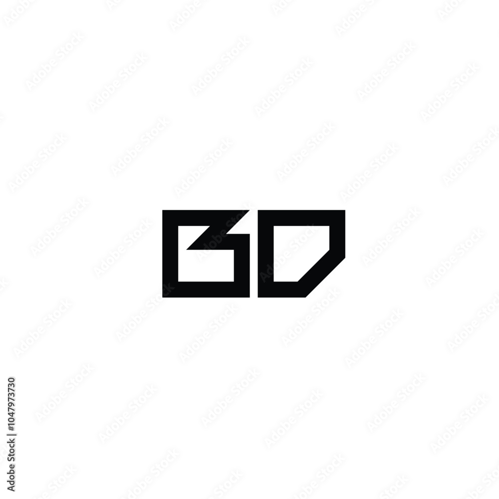 BD monogram logo design letter text name symbol monochrome logotype alphabet character simple logo BD monogram logo design letter text name symbol monochrome logotype alphabet character simple logo