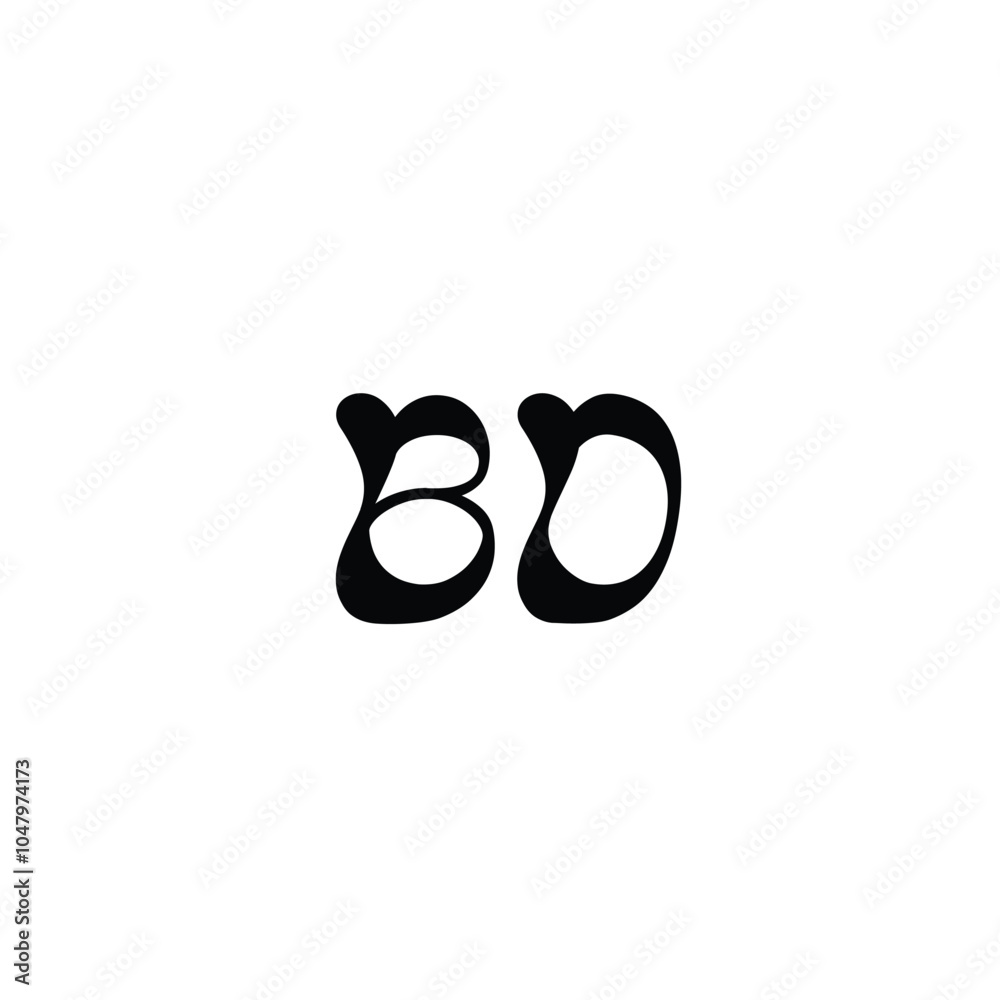 BD monogram logo design letter text name symbol monochrome logotype alphabet character simple logo BD monogram logo design letter text name symbol monochrome logotype alphabet character simple logo