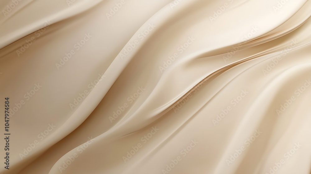 A smooth, light brown surface with subtle waves and creases, creating a soft, elegant backdrop. A smooth, light brown surface with subtle waves and creases, creating a soft, elegant backdrop.