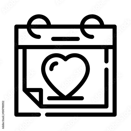 Calendar Donation line icon