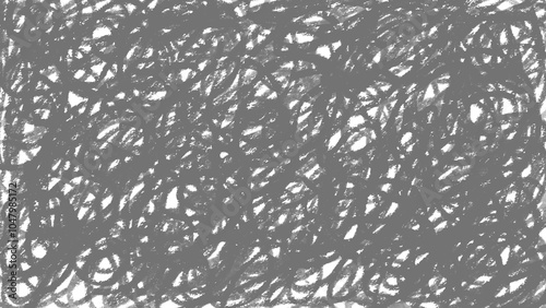 Artistic Scribble Painting texture: Dynamic oil crayon, chalk, on a transparent background- style 2