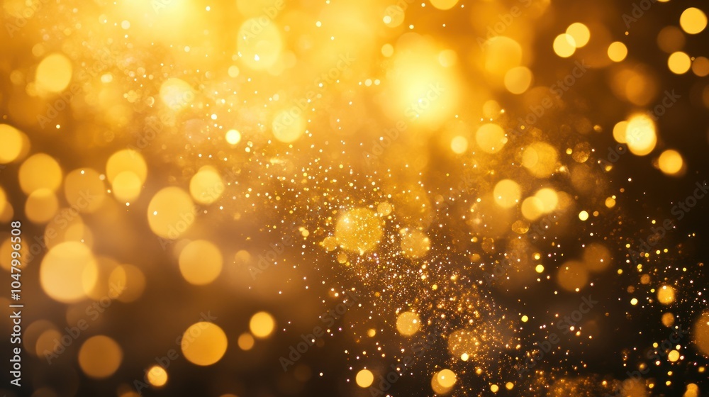 Abstract Gold Bokeh Background Abstract Gold Bokeh Background