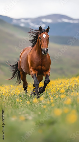 horse in the field