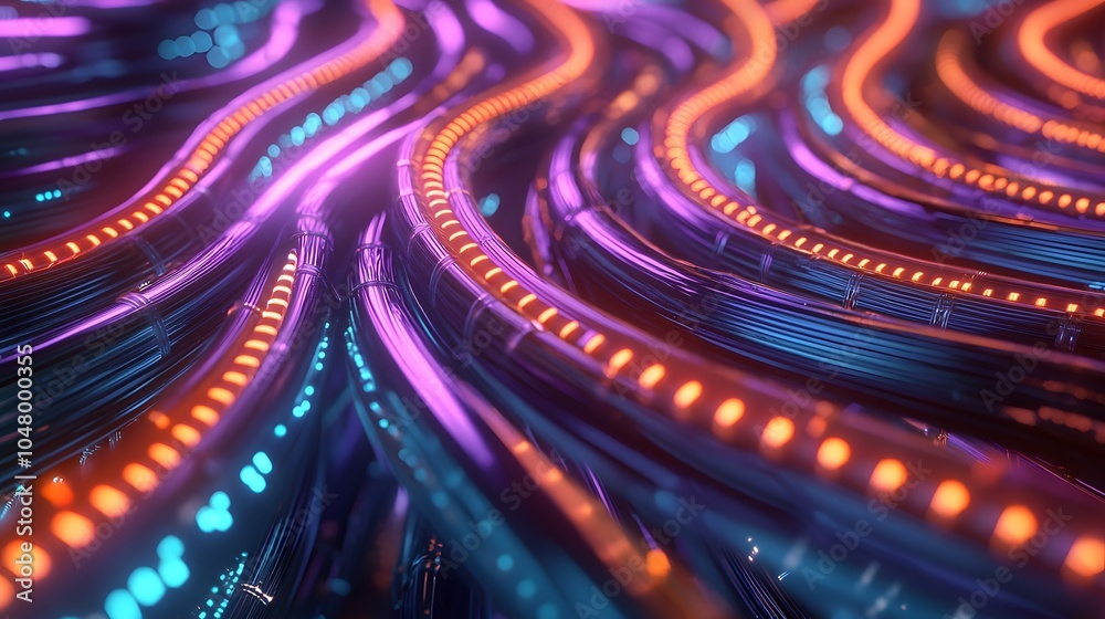 Abstract Neon Lines. Abstract Neon Lines.