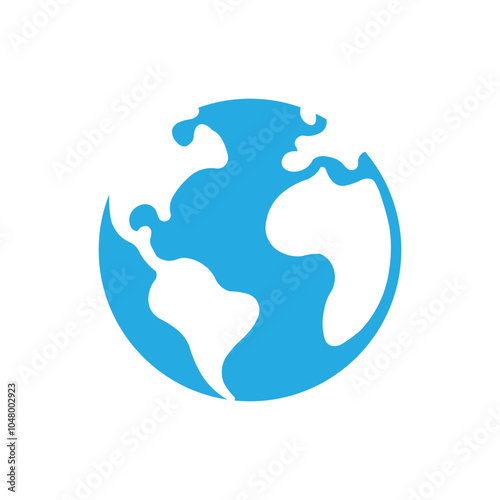 World icon logo design template isolated illustration