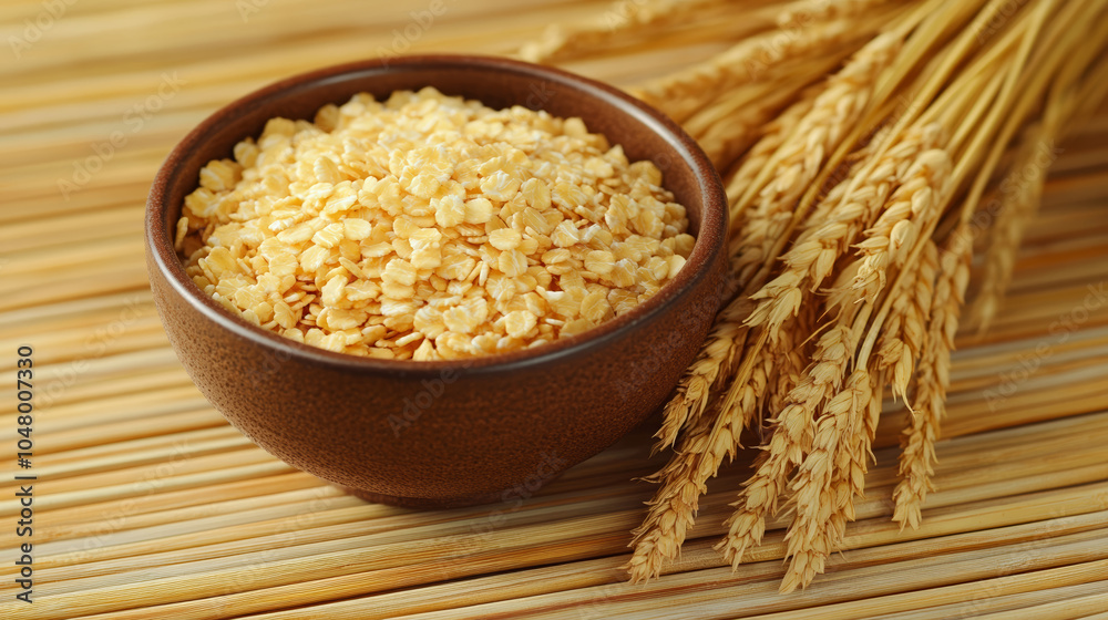 bowl of wheat bowl of wheat