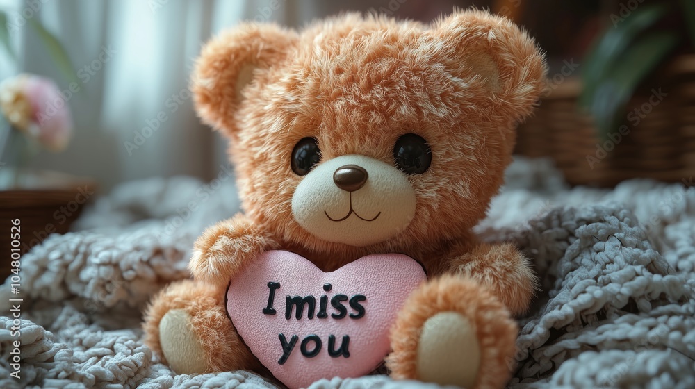 A Heartfelt Teddy Bear for Times When You Miss Someone