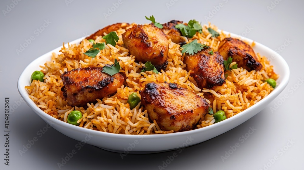 Aromatic Grilled Chicken with Flavored Rice Aromatic Grilled Chicken with Flavored Rice