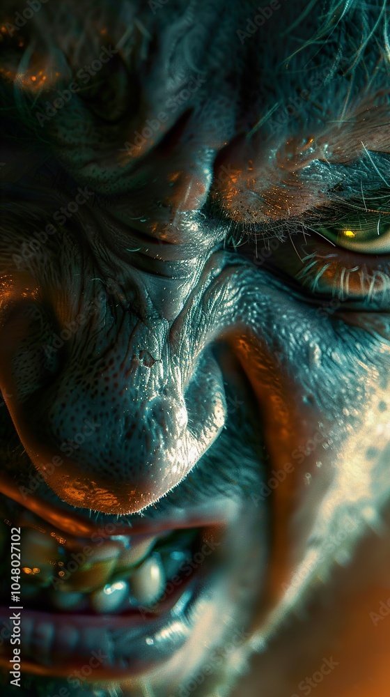 Close Up Portrait of an Angry Man Close Up Portrait of an Angry Man