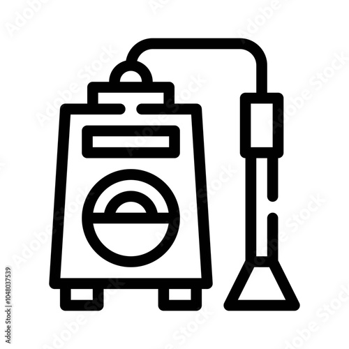 Pressure Gun line icon